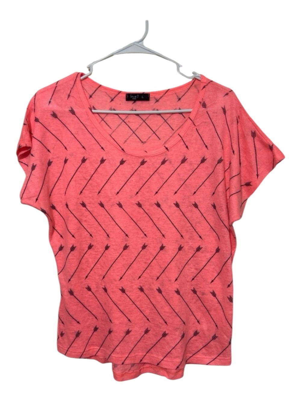 Love J Pink Arrow Pattern Blouse